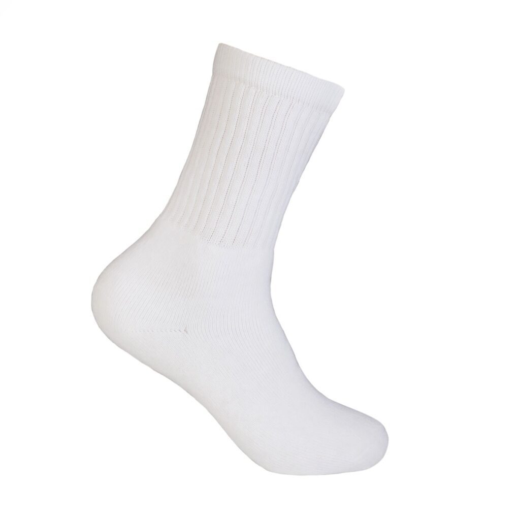 White Sports Socks